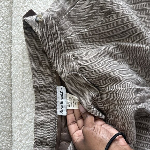Harvé Benard Sport Pants Light Brown Size 8 - Picture 3 of 5